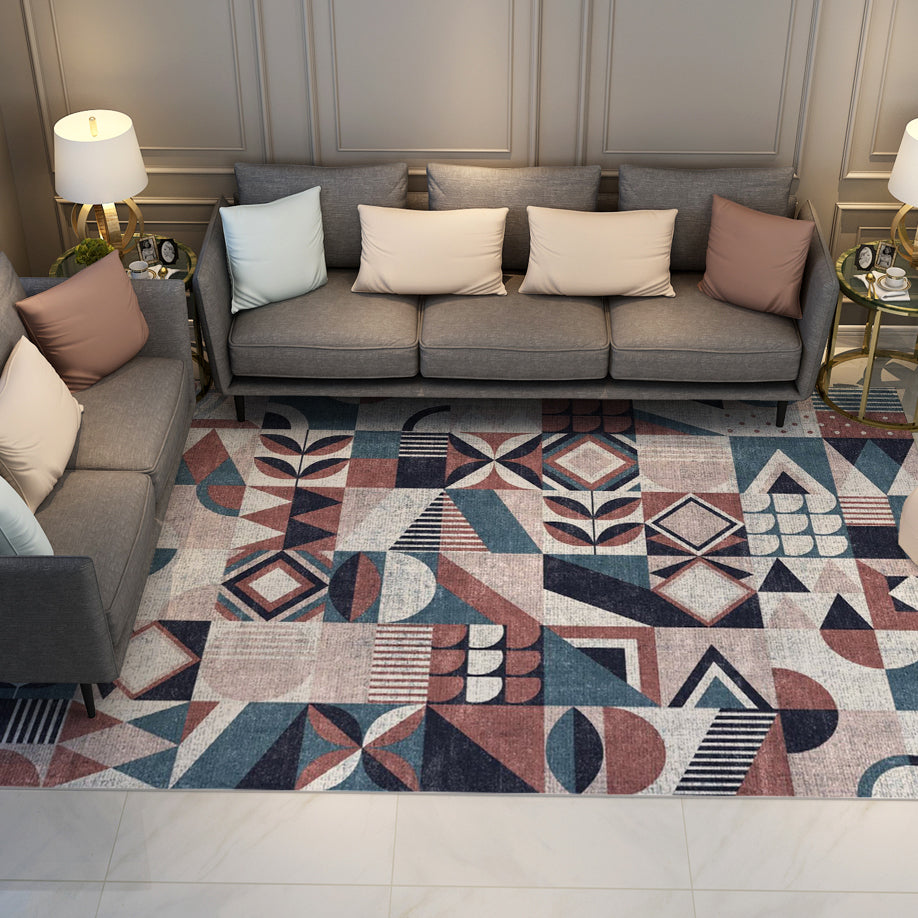 Geometric Patterned Rugs Carpet Floormat