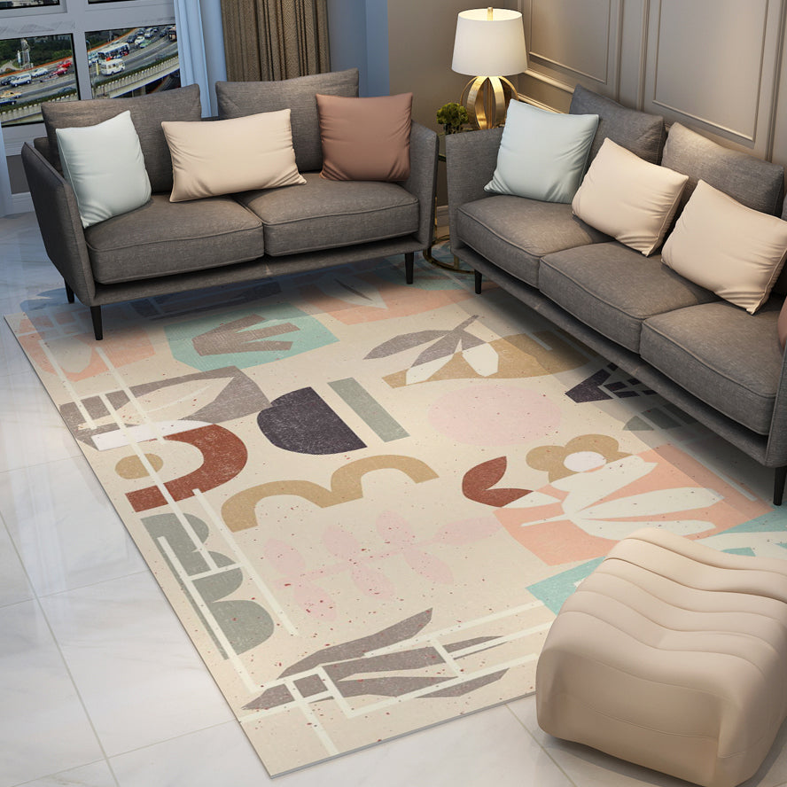 Simple Cartoon Rugs Carpet Floormat