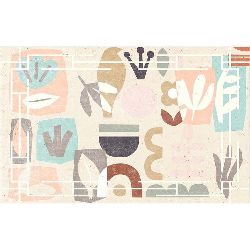 Simple Cartoon Rugs Carpet Floormat