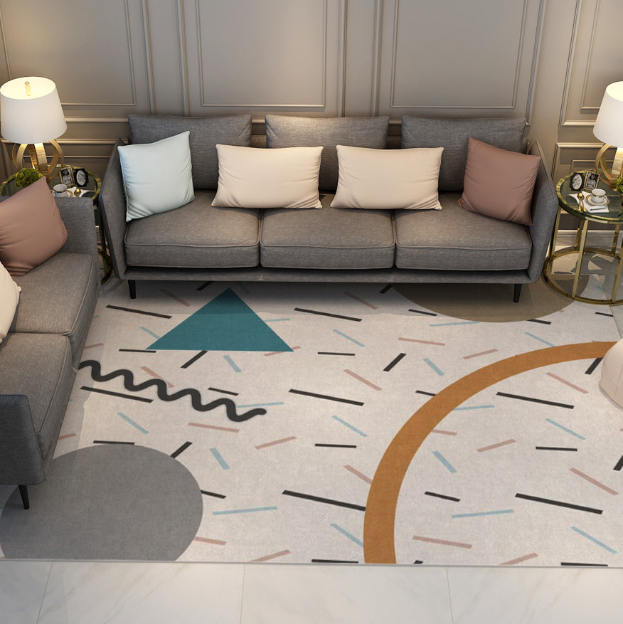 Simple Modern Geometric Rugs Carpet Floormat