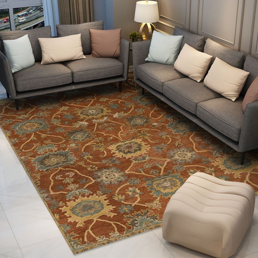 Traditional Patterned Area Rugs for the Living Room Hall