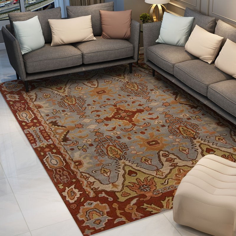 Patterned Traditional Retro Shaggy Rugs for the Living Room Office