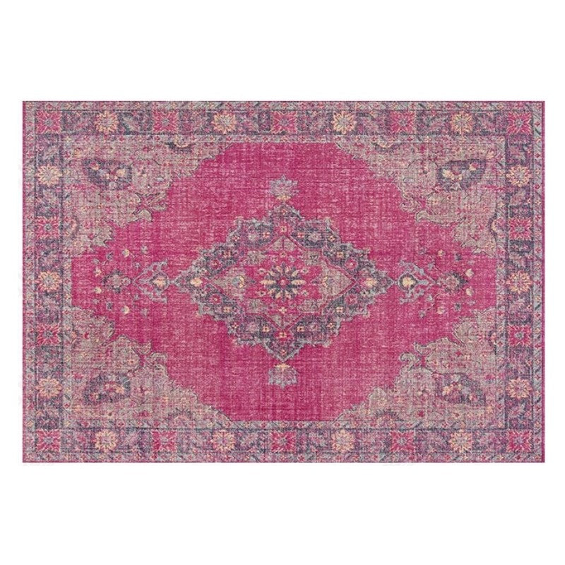 Red Traditional Shaggy Patterned Indoor Rugs for the Living Room and Office