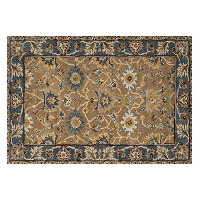 Floral Traditional Shaggy Area Carpet for the Bedroom Hall