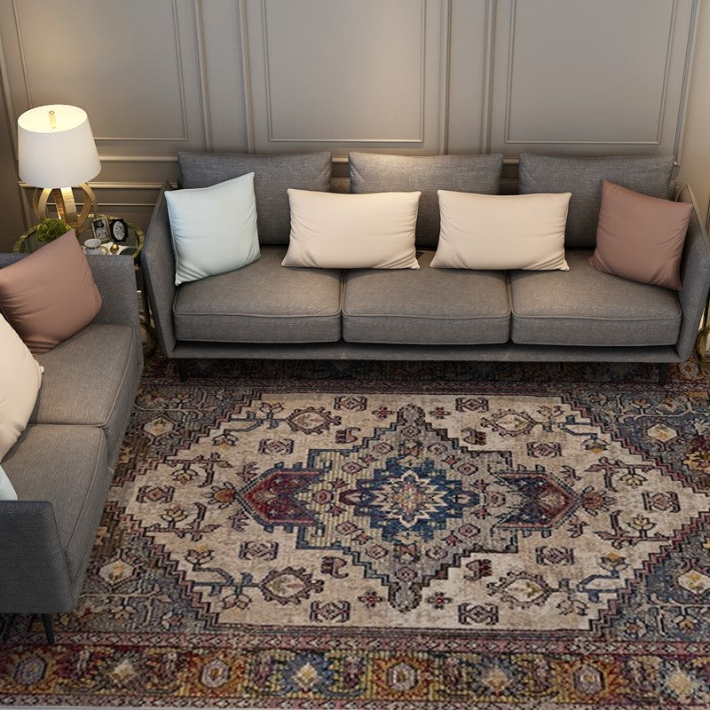 Patterned Praditional Shaggy Rugs for the Living Room Bedroom Hall