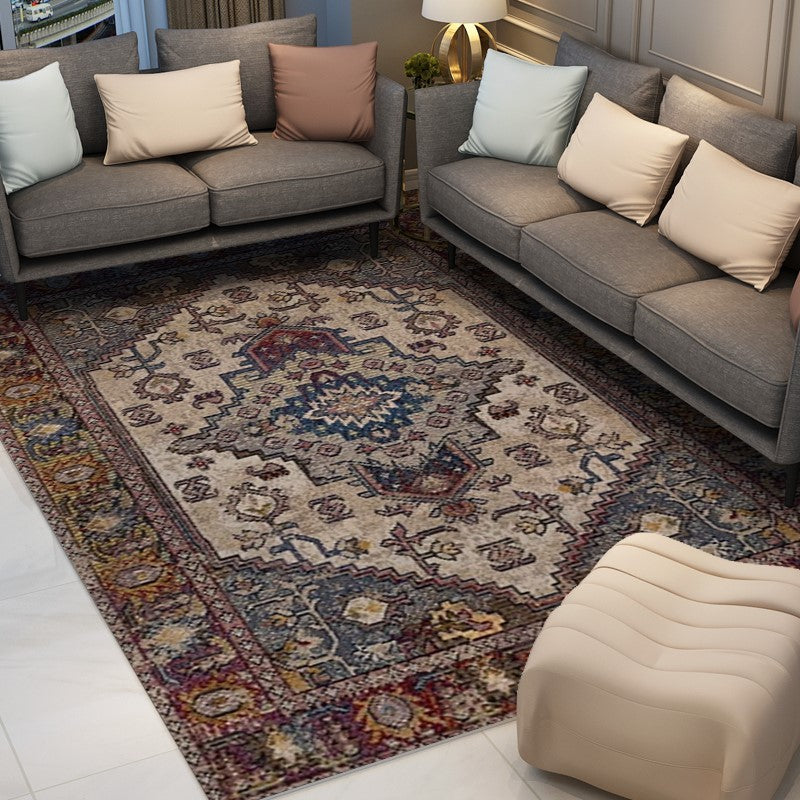 Patterned Praditional Shaggy Rugs for the Living Room Bedroom Hall