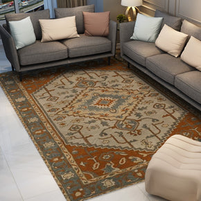 Retro Traditional Geometric Shaggy Area Rugs for the Bedroom and Living Room