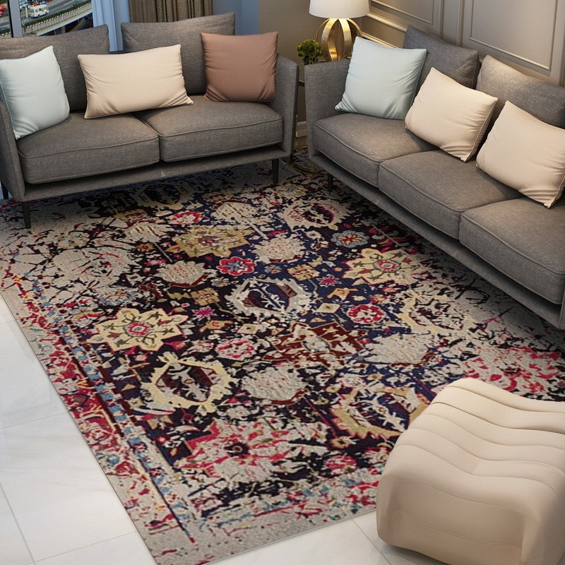 Floral Traditional Shaggy Beautiful Rugs for Living Room Office