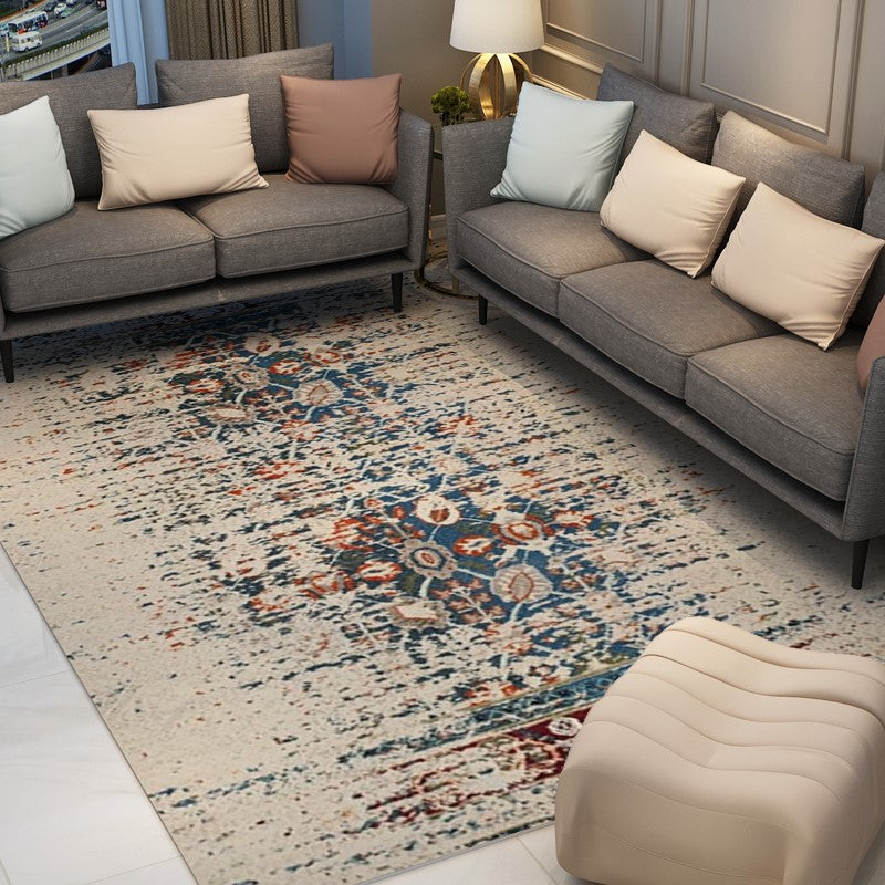 Retro Traditional Plush Area Carpets for the Living Room Hall