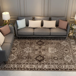 Beautiful Vintage Traditional Plush Area Rugs Floormat for Living Room Hall Office