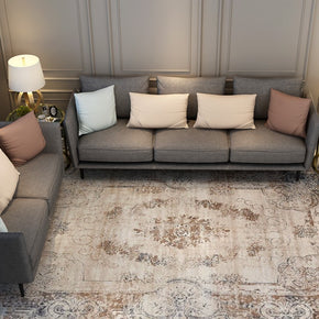 Retro Plush Patterned Traditional Rugs for Office Living Room
