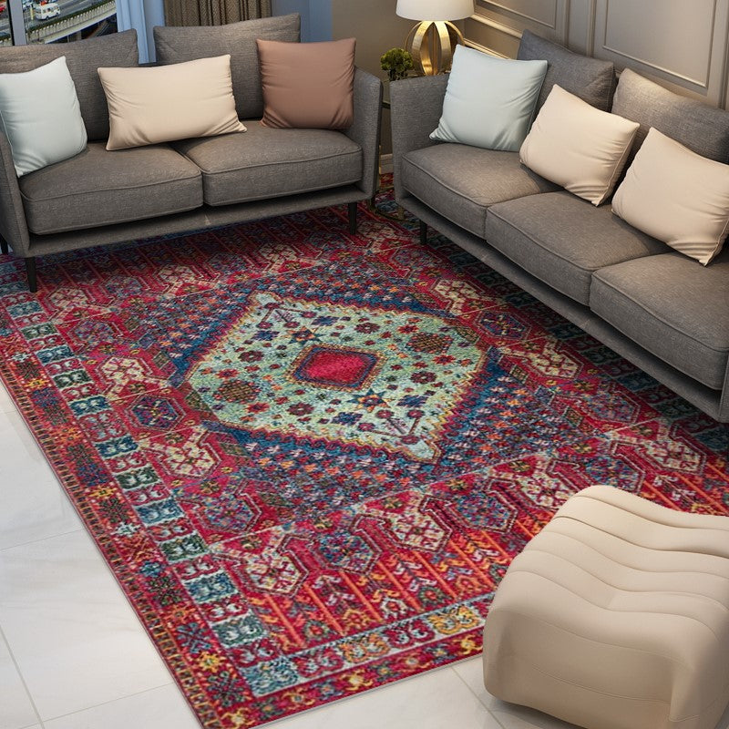 Retro Plush Traditional Patterned Rugs for the Bedroom Hall