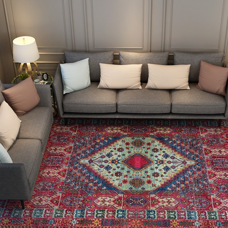 Retro Plush Traditional Patterned Rugs for the Bedroom Hall