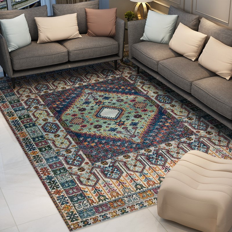 Retro Plush Traditional Patterned Rugs for the Bedroom Hall