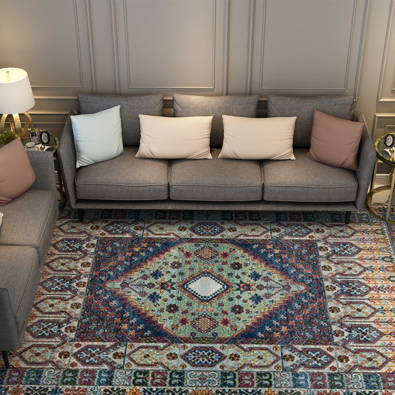 Retro Plush Traditional Patterned Rugs for the Bedroom Hall