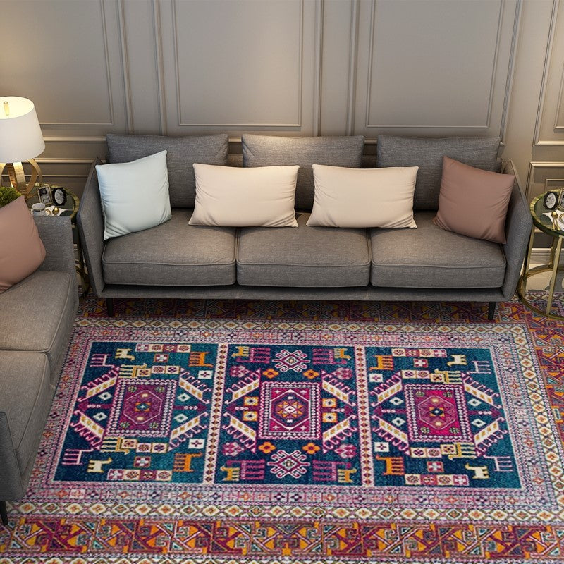 Traditional Patterned Shaggy Rugs for the Bedroom Hall Office