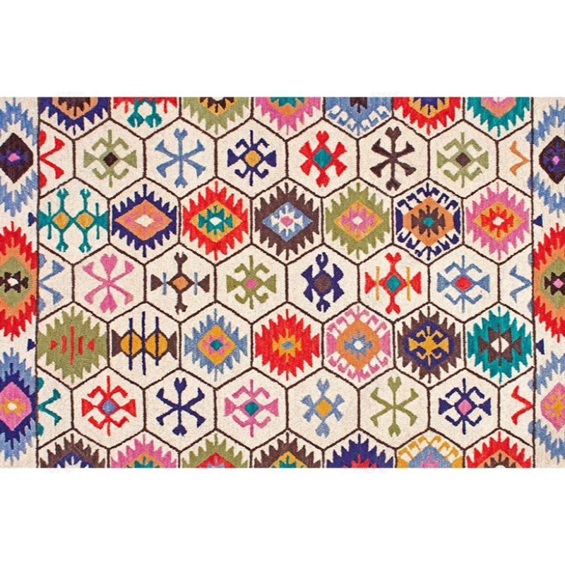 Colourful Beautiful Printed Floormat Plush Area Rugs Floormat for Living Room Hall Office