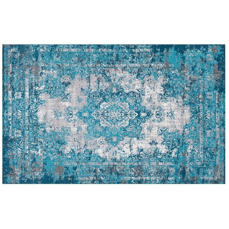 Patterned Plush Traditional Carpet for the Living Room Office Lobby