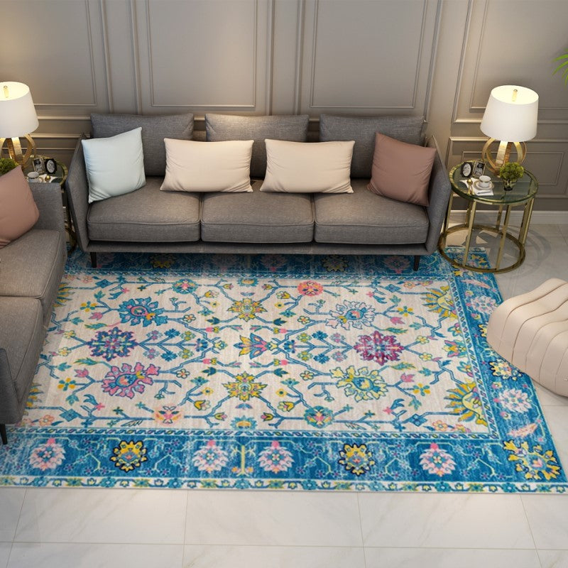 Beautiful Retro Plush Traditional Carpets for the Lobby Living Room