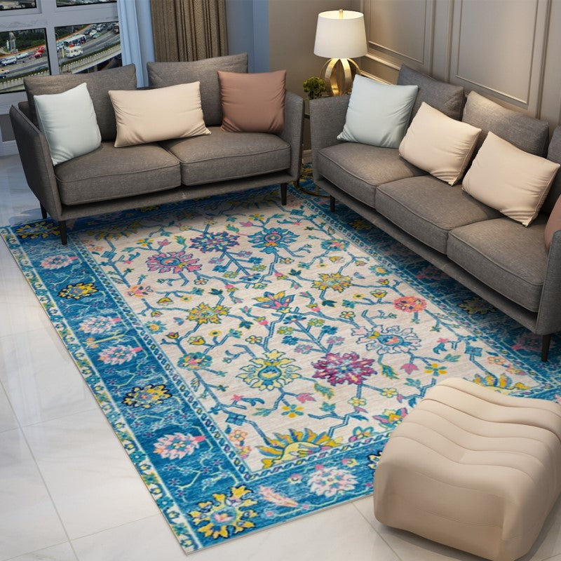 Beautiful Retro Plush Traditional Carpets for the Lobby Living Room