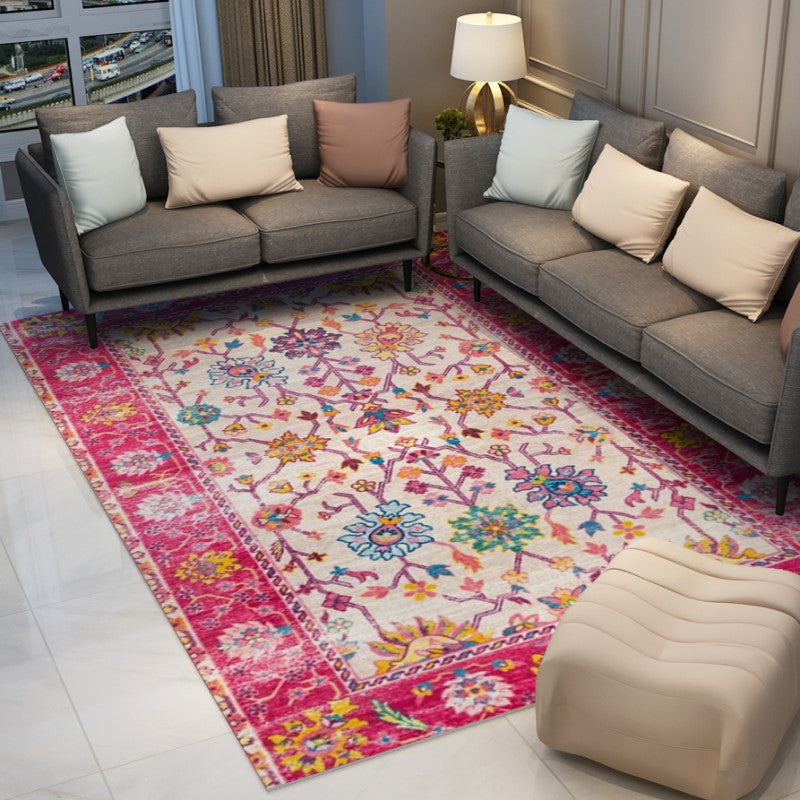 Beautiful Retro Plush Traditional Carpets for the Lobby Living Room
