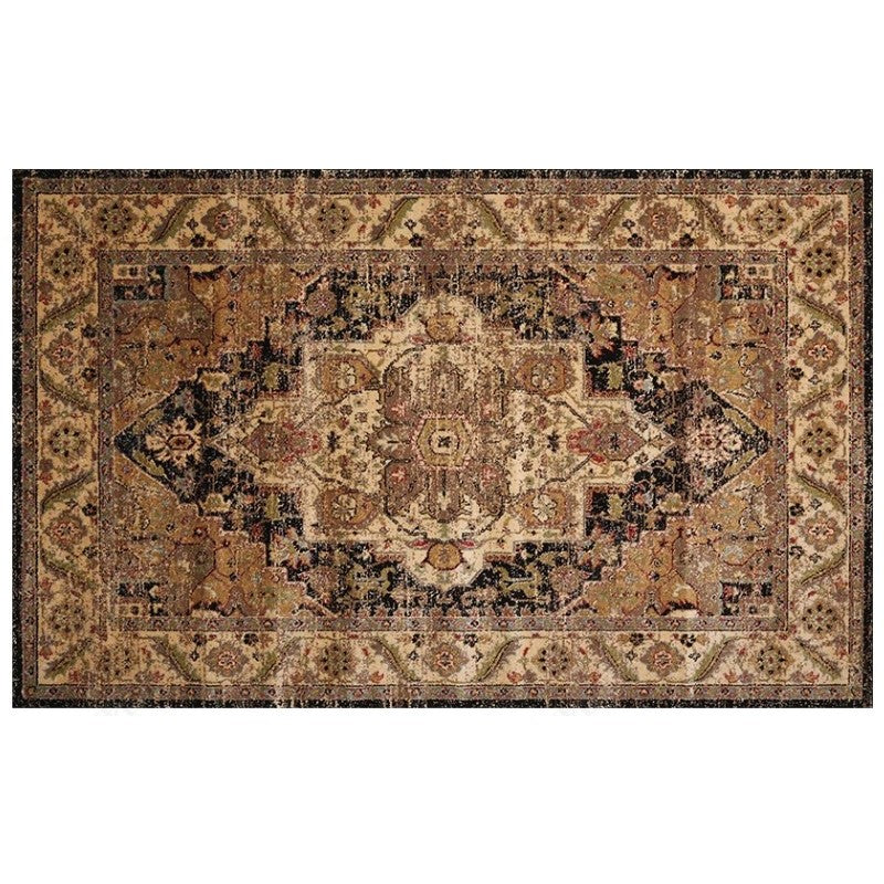 Traditional Plush Retro Patterned Carpets for the Lobby Office