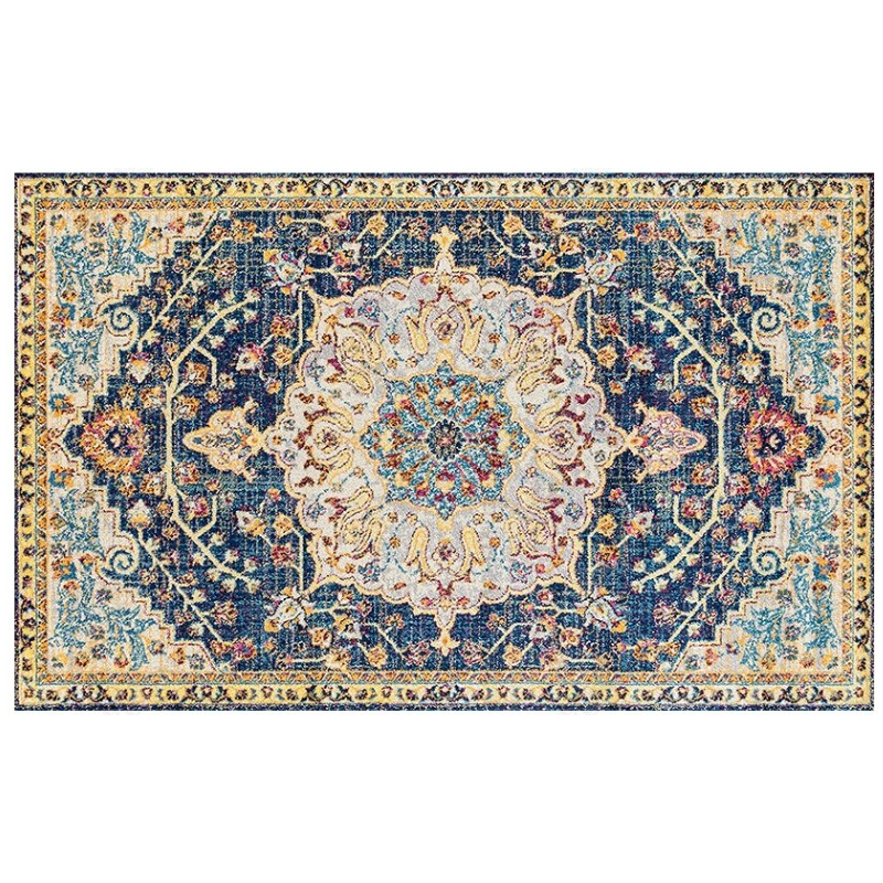 Pretty Printed Traditional Plush Area Rugs Floormat for Living Room Hall Office