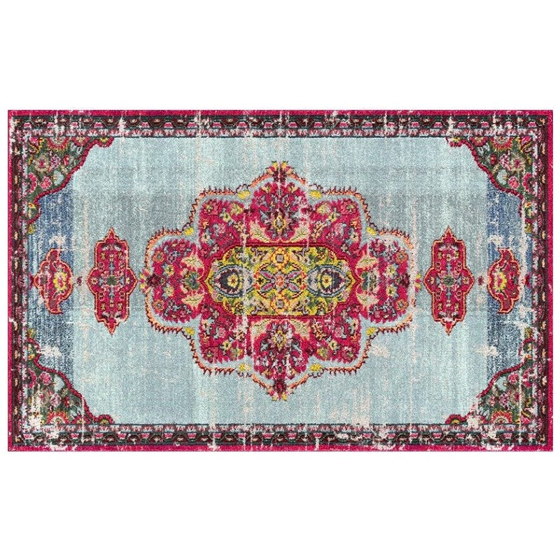 Traditional Plush Patterned Retro Area rug for Living Room Bedroom Office