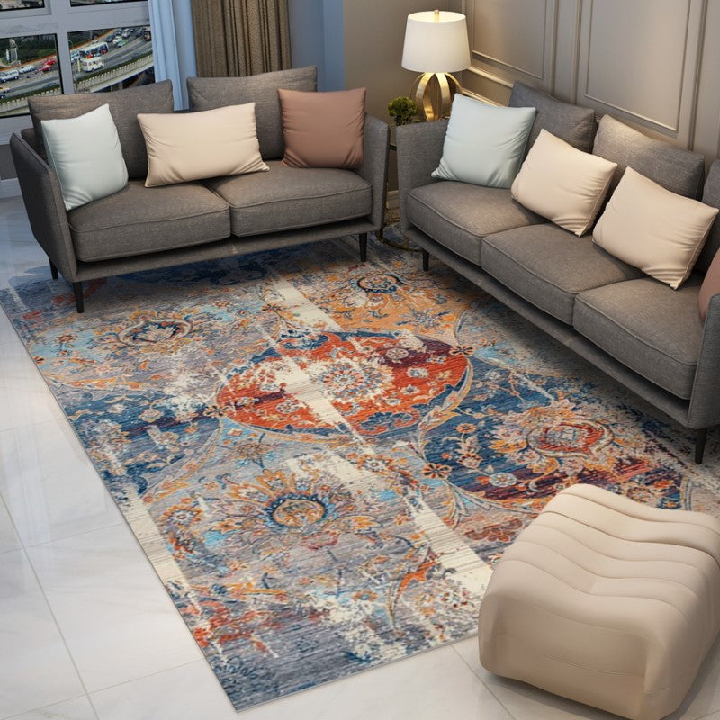 Beautiful Traditional Shaggy Patterned Area Rugs for Living Room Bedroom Hall