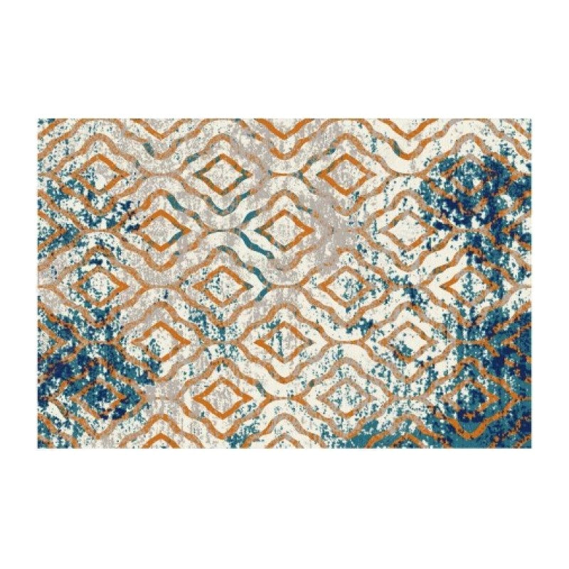 Geometric Traditional Plush Patterned Area Rugs for the Living Room and Bedroom