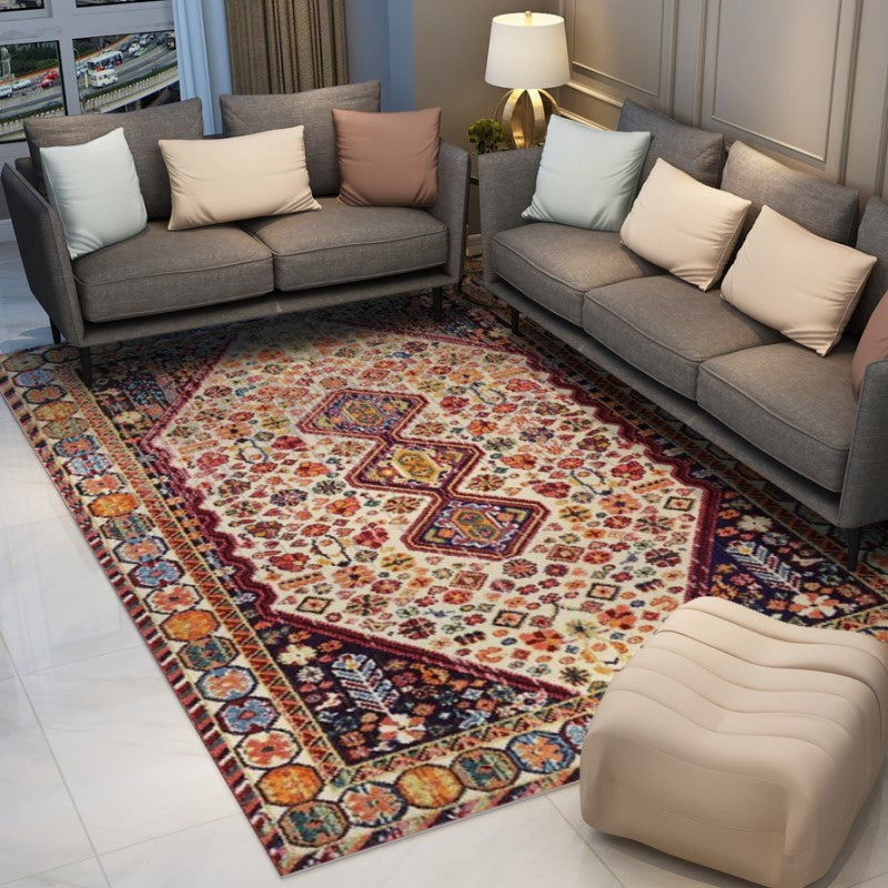 Colourful Fine Printed Floormat Plush Area Rugs Floormat for Living Room Hall Office