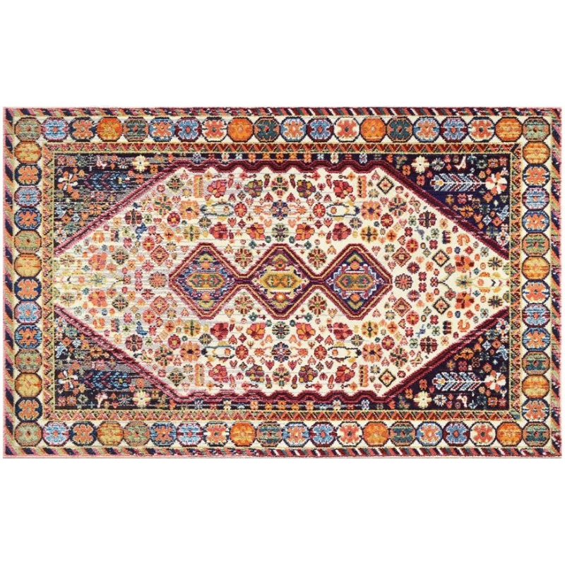 Colourful Fine Printed Floormat Plush Area Rugs Floormat for Living Room Hall Office