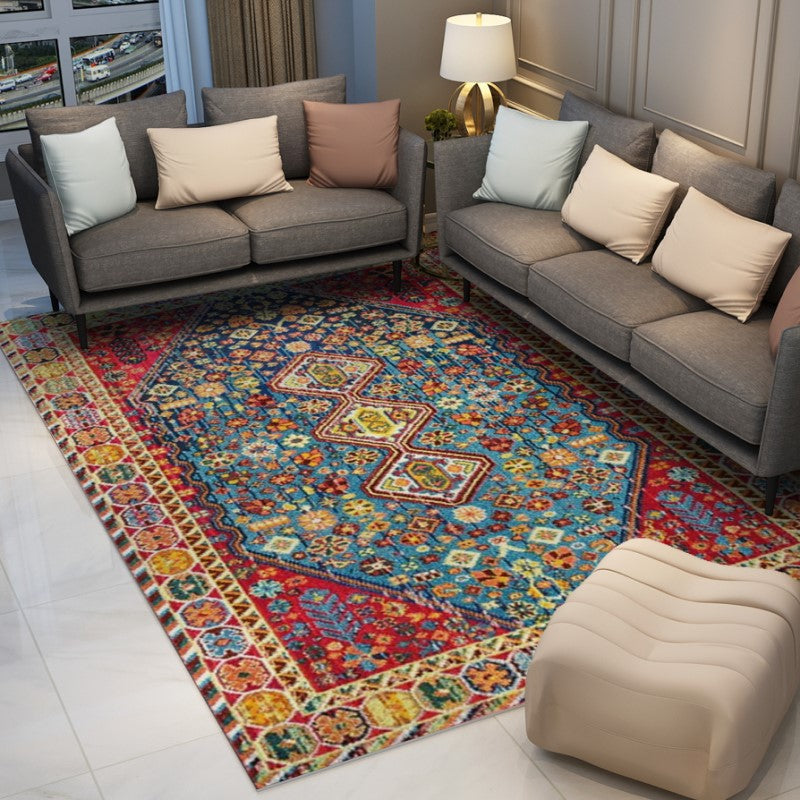 Colourful Fine Printed Floormat Plush Area Rugs Floormat for Living Room Hall Office