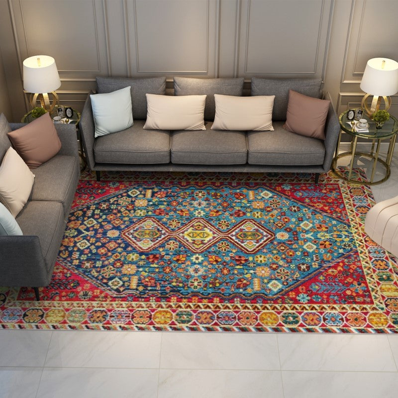 Colourful Fine Printed Floormat Plush Area Rugs Floormat for Living Room Hall Office