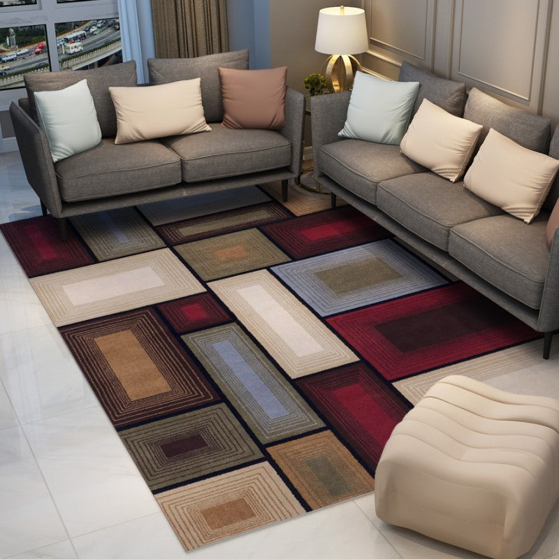 Modern Colorful Geometric Rugs for the Living Room Hall Bedroom