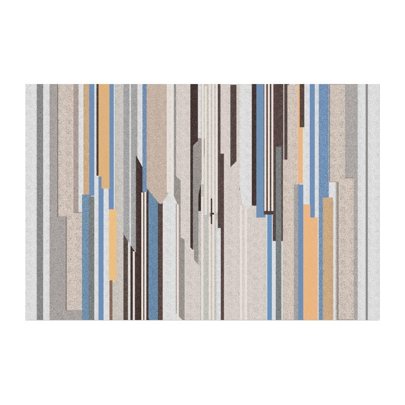 Modern Striped Geometric Rugs for Living Room Hall Bedroom