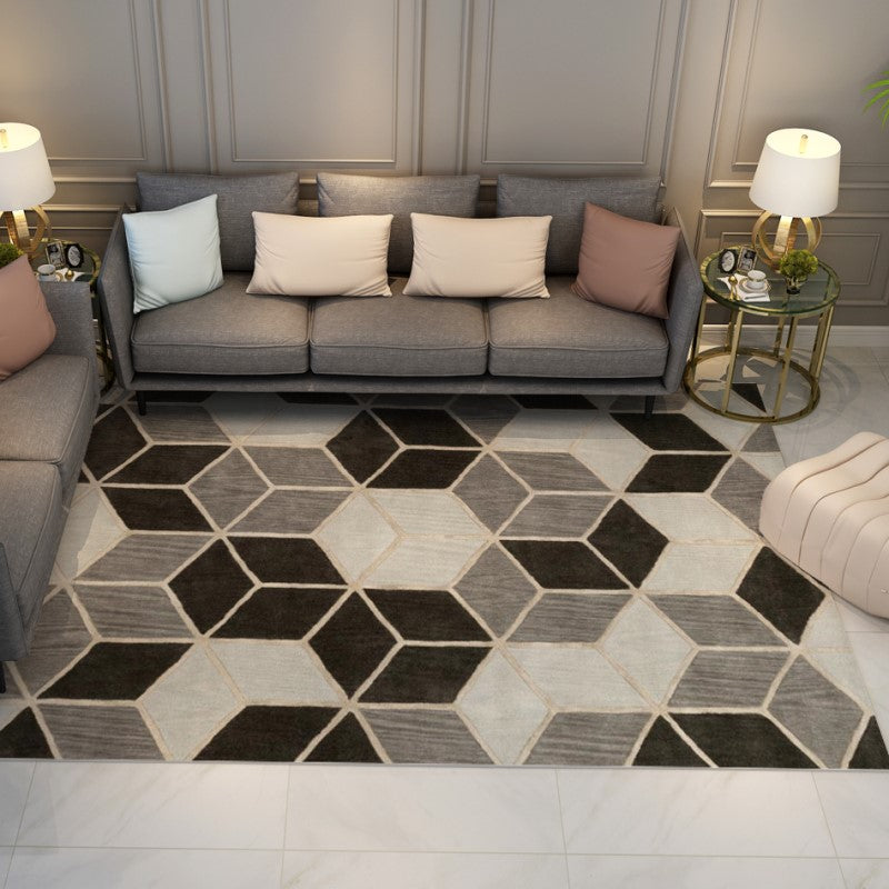 Geometric Moroccan Modern Carpets for Office Living Room Hall