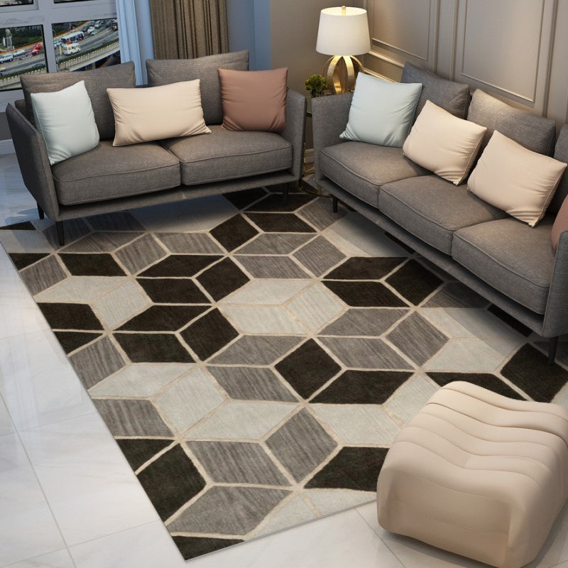 Geometric Moroccan Modern Carpets for Office Living Room Hall