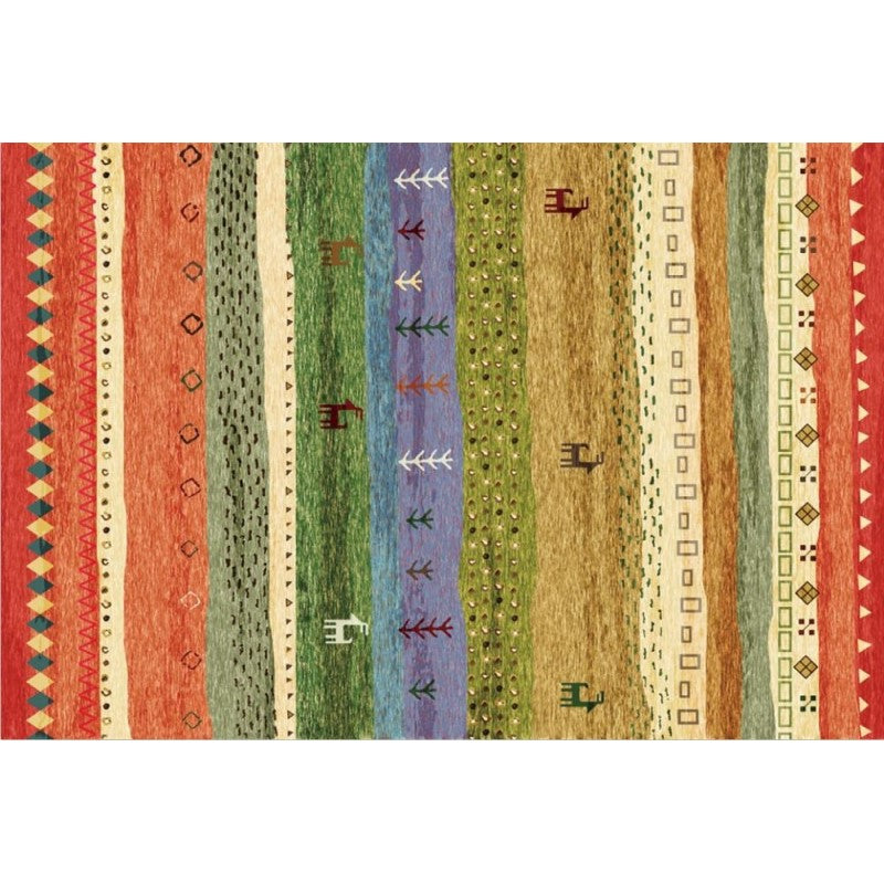 Colourful Modern Splicing Geometric Rugs Floormat for Living Room Bedroom Office Hall