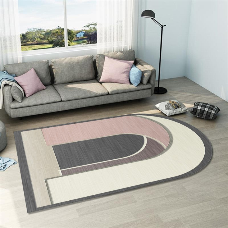 Modern Patterned Irregular Shaped Rugs for Kitchen Living Room Hall Bedroom