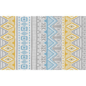 Geometric Traditional Floral Patterned Area Rugs Vintage Floor Mat Polyester for Bedroom Hall Office Living Room