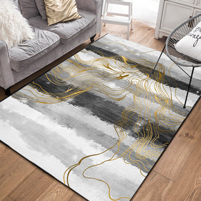 Quality Striped Modern Geometric Contemporary Rugs for Living Room Dining Room Bedroom