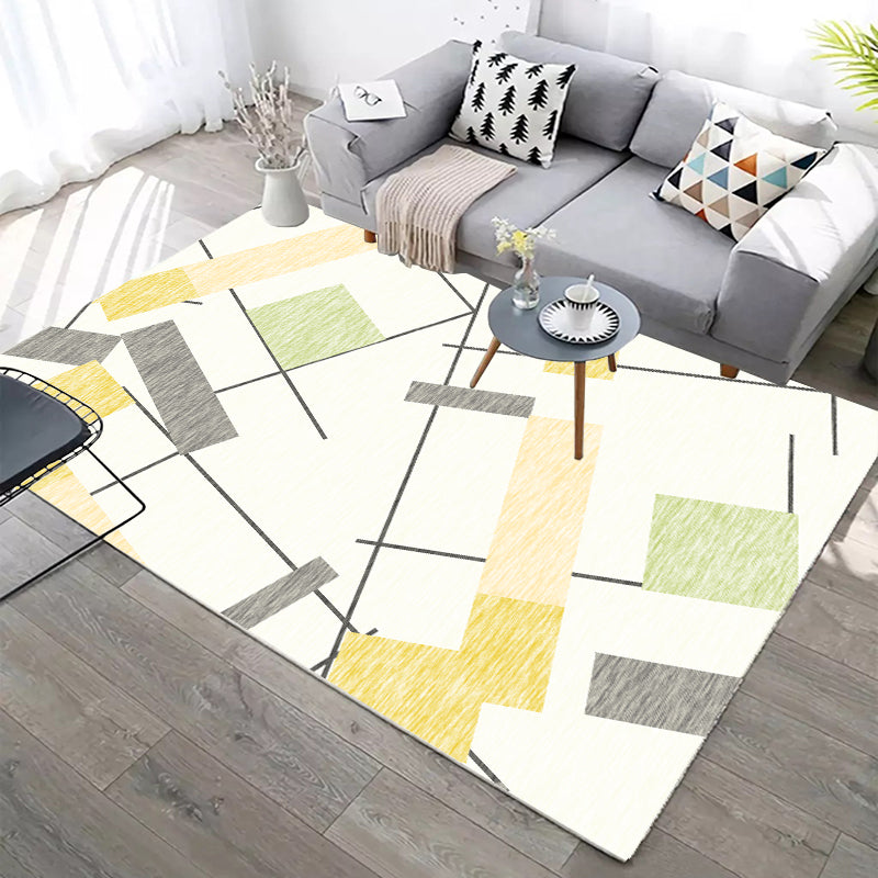 Irregular Pattern Modern Geometric Contemporary Rugs for Living Room Dining Room Bedroom