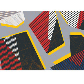Geometric Moroccan Striped Modern Patterned Area Rugs Polyester Carpets for Living Room Dining Room Bedroom Hall Office