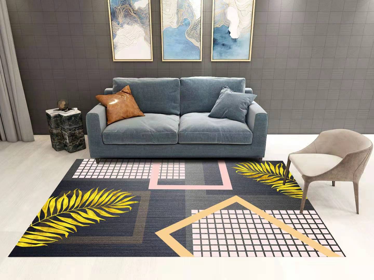 Beautiful Pattern Modern Contemporary Simple Rugs For Living Room Dining Room Bedroom