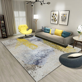 Colourful Abstract Modern Contemporary Simple Geometric Rugs for Living Room Dining Room Bedroom