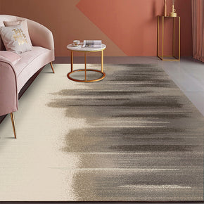 Abstract Brown Pattern Modern Contemporary Simple Rugs for Living Room Dining Room Bedroom