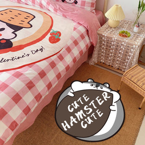 Cartoon Irregular Shaped Animals Modern Polyester Carpets Patterned Area Rugs for Living Room Dining Room Kids room