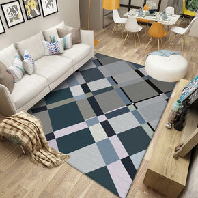 Moroccan Geometric Modern Striped Polyester Carpets Pattern Rugs for Bedroom Living Room Office Hall Dining Room