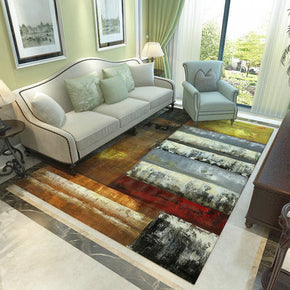 Colour Striped Splicing Pattern Modern Simple Contemporary Geometric Rugs For Living Room Dining Room Bedroom